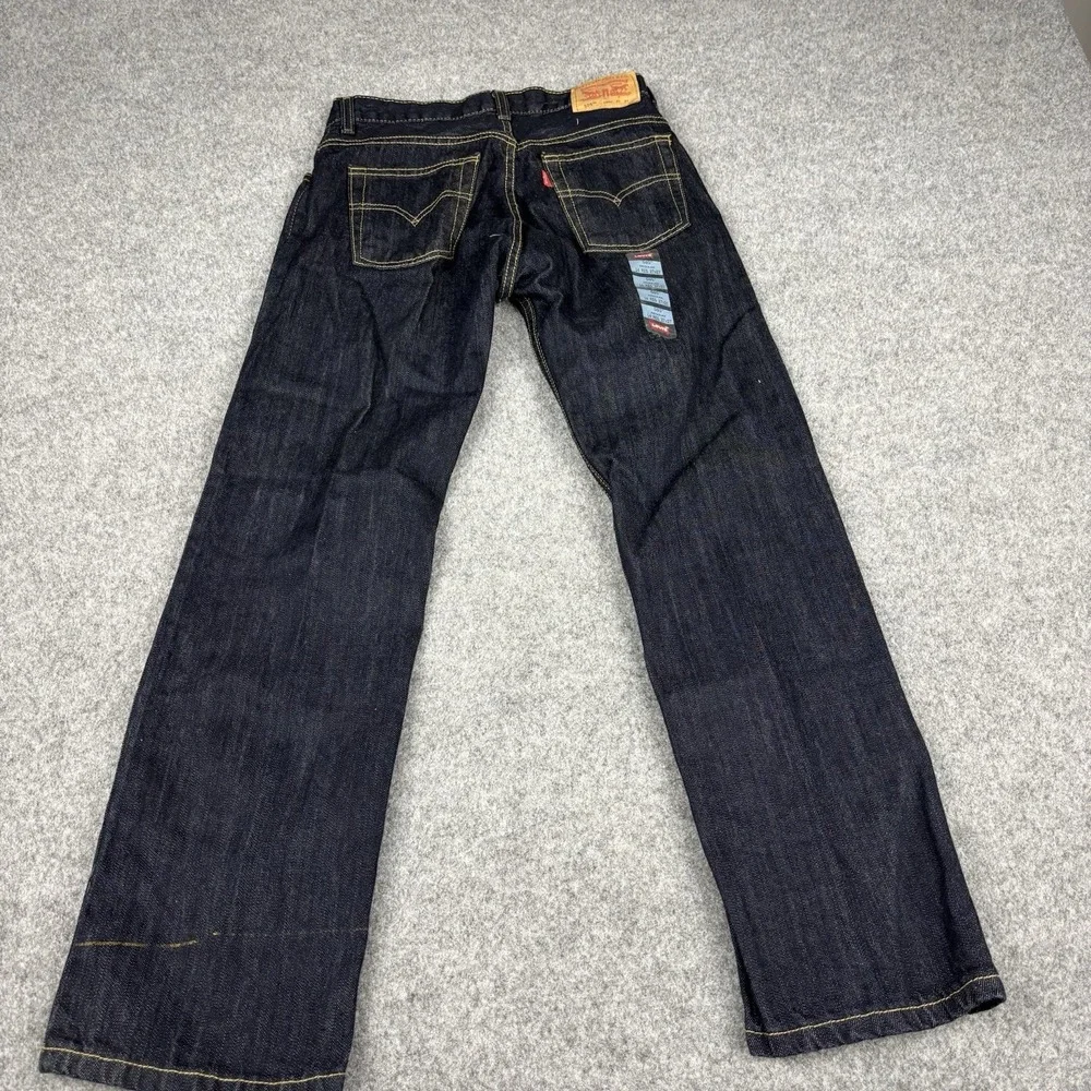 Levi's 505 Jeans Boys Youth 14 Regular NWT Straight‎ Leg Dark Wash Blue Denim